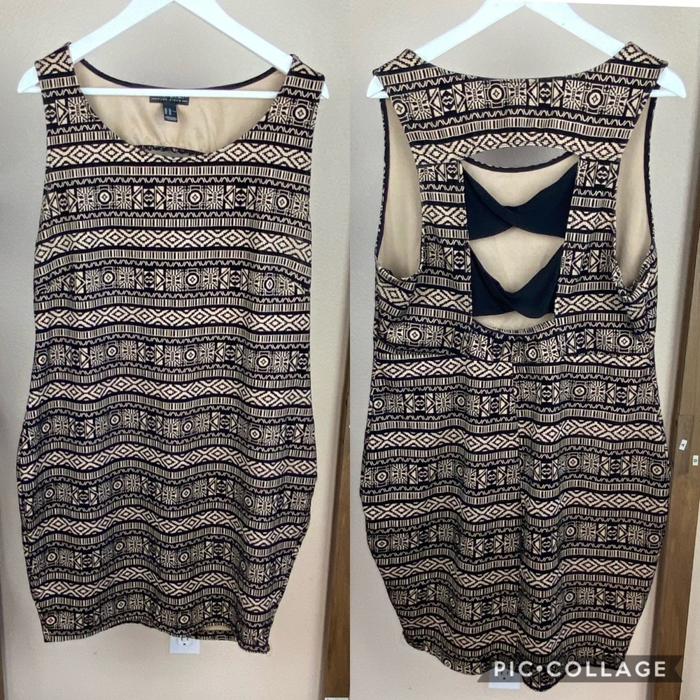 Aztec Print Bodycon Dress